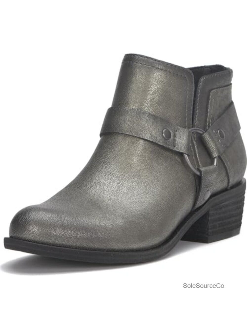 Lucky Brand Women's Ankle Boots with Block Heel & Zip
